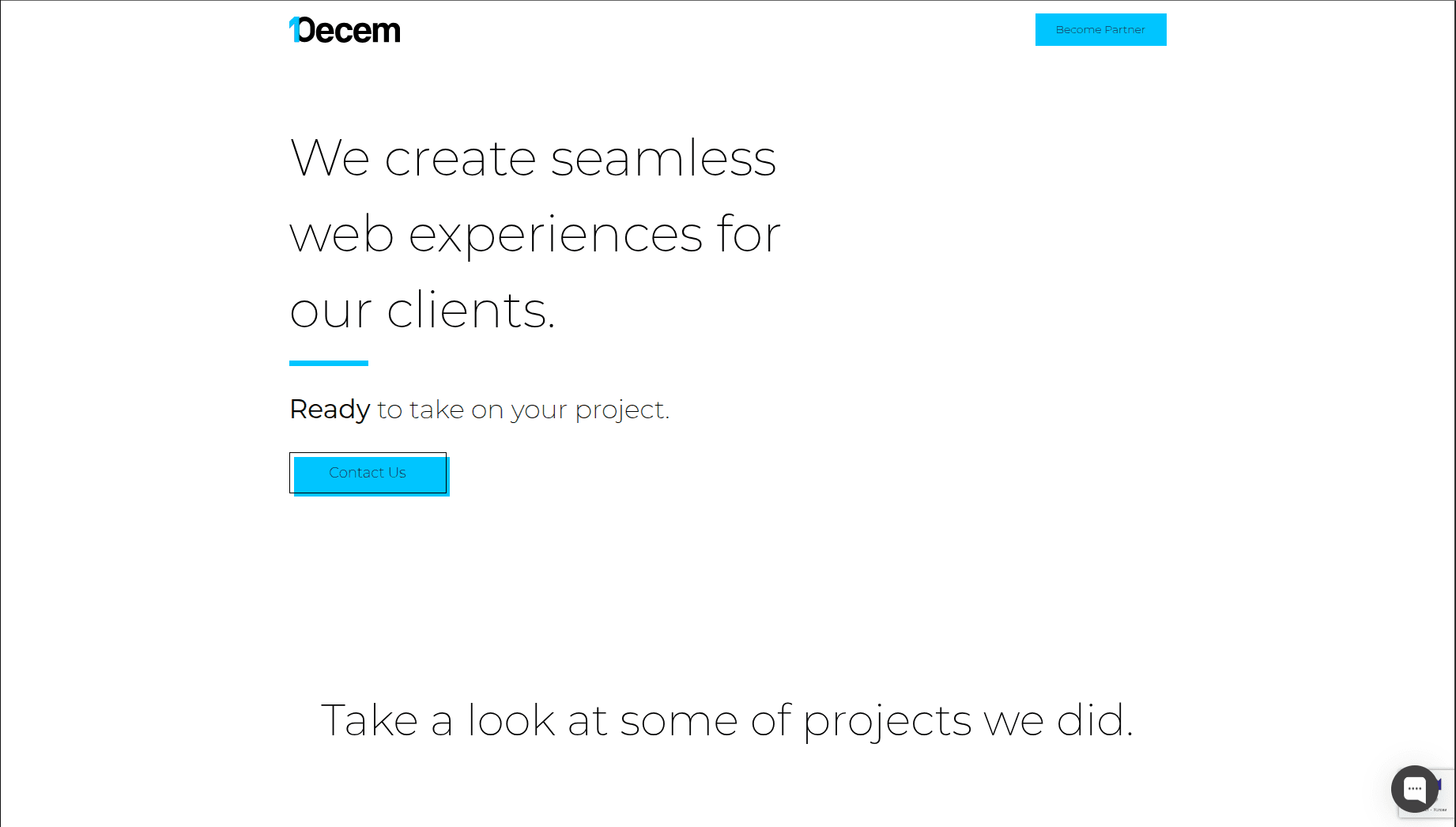 Decem Development website screenshot