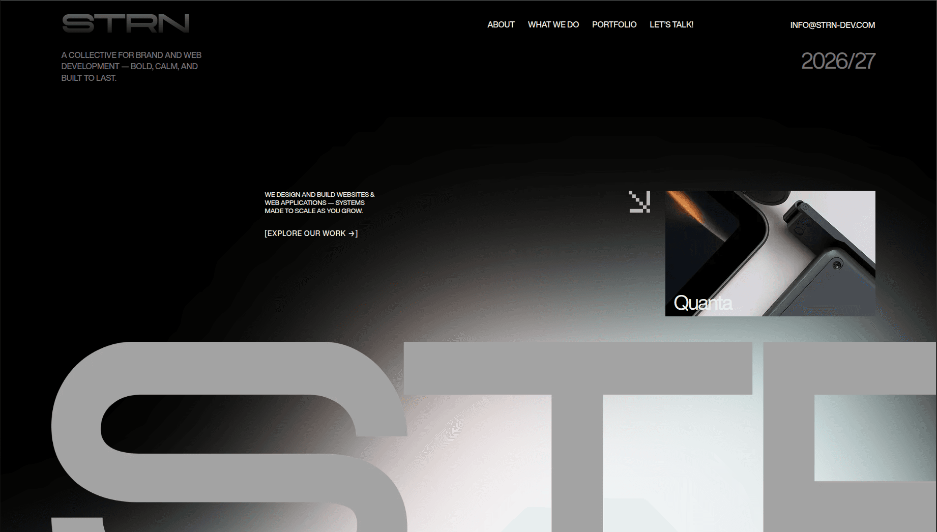 STRN website screenshot